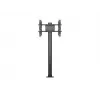 Multibrackets M Display Stand 180 Simples Preto com montagem no chão