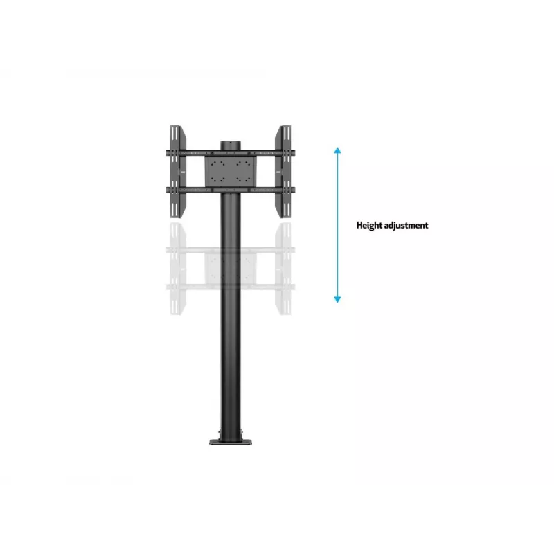 Multibrackets M Display Stand 180 Simples Preto com montagem no chão