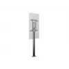 Multibrackets M Display Stand 180 Simples Preto com montagem no chão