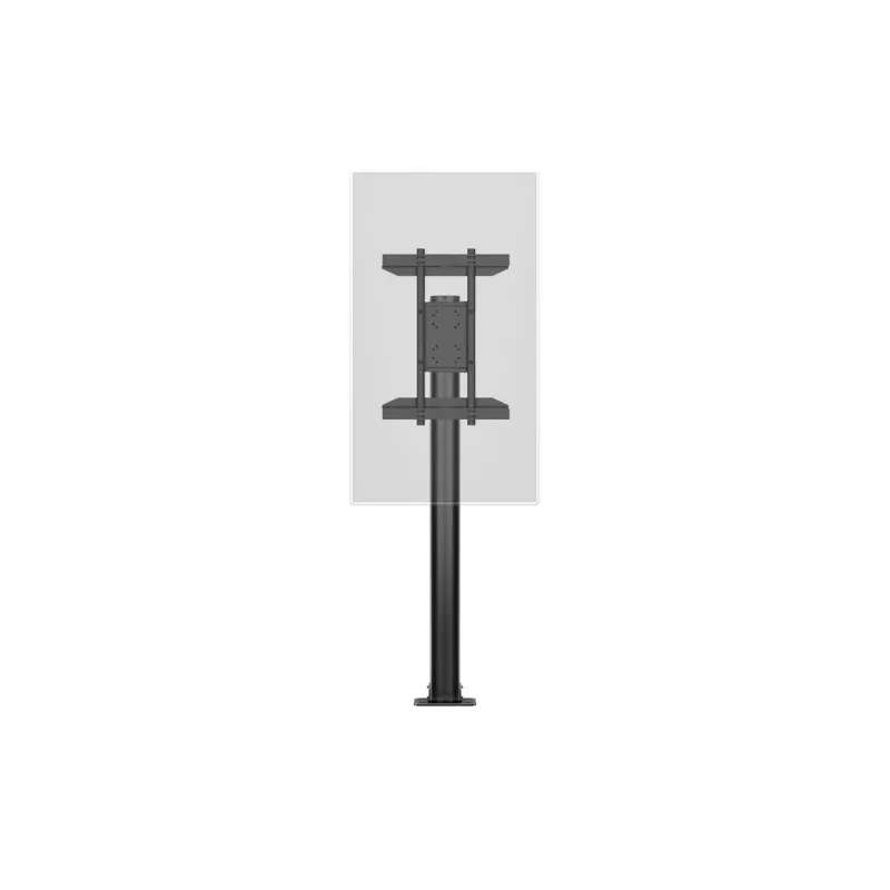 Multibrackets M Display Stand 180 Simples Preto com montagem no chão