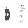 Multibrackets M Pro Series - Suporte de monitor fixo Pro 50/75/100