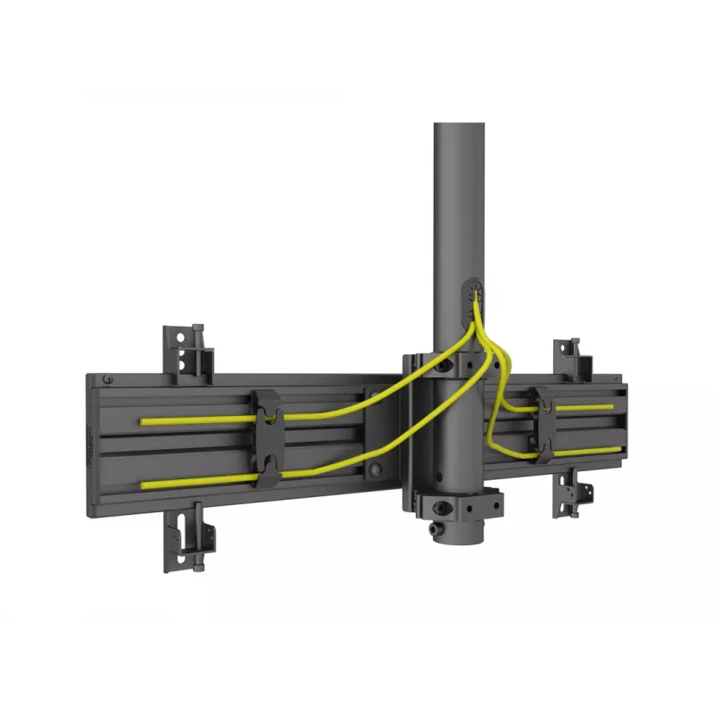 Multibrackets M Pro Series - Clipe de gestão de cabos pack de 6, clipe de gestão de cabos, preto, plástico, 100 g, 90 mm, 30 mm