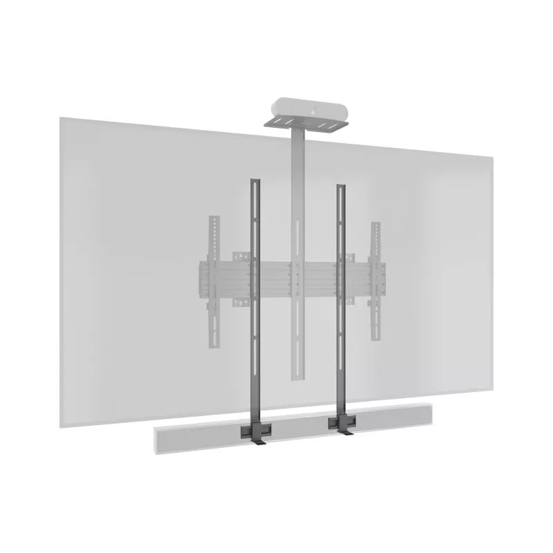 Multibrackets M Pro Series - Suporte para soundbar XL, preto, aço, 15 kg, 165,1 cm (65