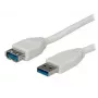 Nilox 0,8m USB3.0 Cabo USB USB 3.2 Gen 1 (3.1 Gen 1) USB A 4,8 Gbit/s Branco