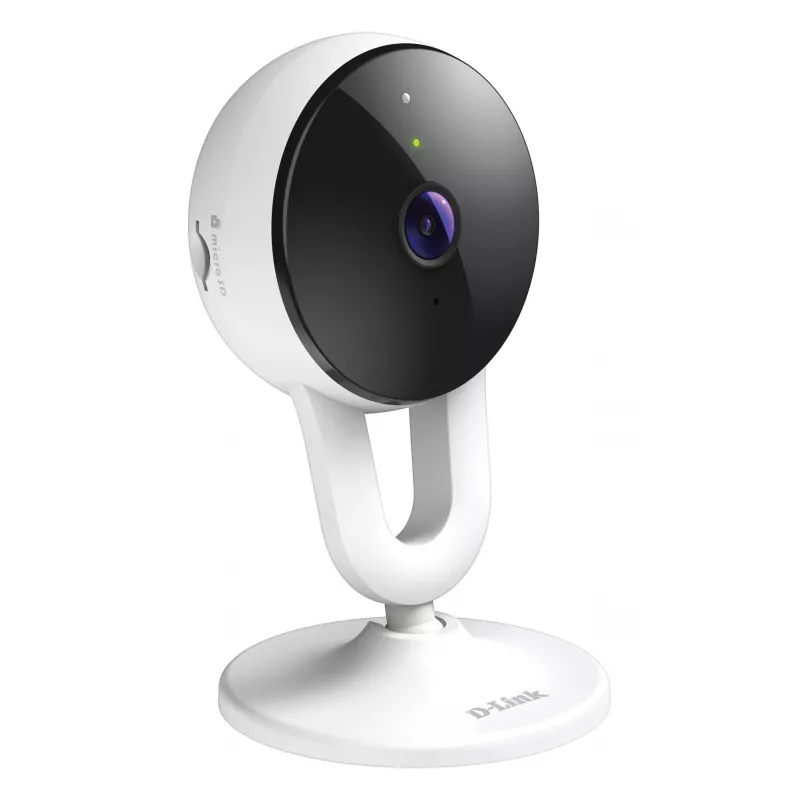 D-Link Câmara Wi‑Fi Full HD, câmara de vigilância IP, interior, sem fios, Amazon Alexa e Google Assistant, CE, FCC, IC, RCM, NCC, BSMI, mesa