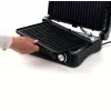 Ariete 1934 MetalGrill 3em1, grelhador elétrico para grelhar misto, 2000 W, 3 modos de cozedura, placas antiaderentes, prateado/preto