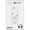 Music Sound Breeze Auscultadores Bluetooth in-ear em design de cápsula com estojo colorido