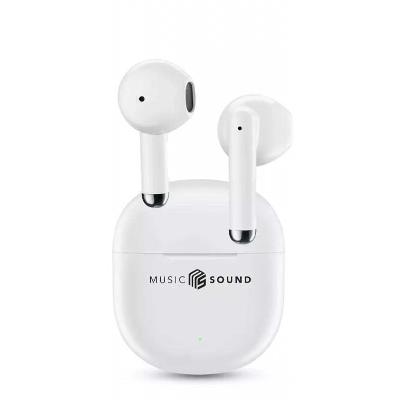 Music Sound Breeze Auscultadores Bluetooth in-ear em design de cápsula com estojo colorido
