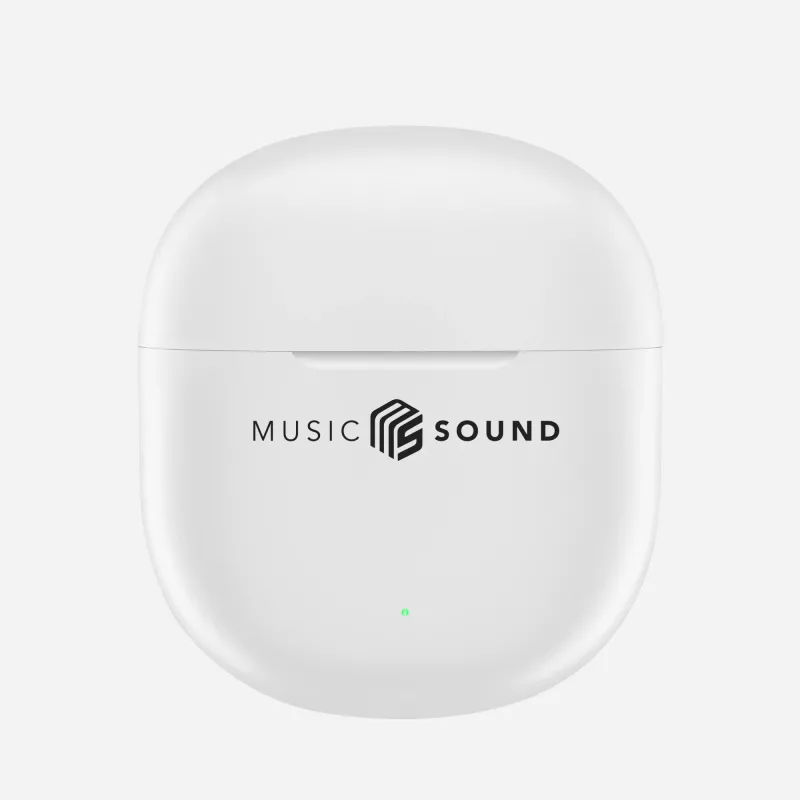 Music Sound Breeze Auscultadores Bluetooth in-ear em design de cápsula com estojo colorido
