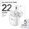 Music Sound Breeze Auscultadores Bluetooth in-ear em design de cápsula com estojo colorido
