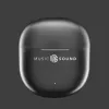 Music Sound Breeze Auscultadores Bluetooth de cápsula com estojo colorido