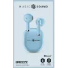 Music Sound Breeze Auscultadores in-ear em estilo de cápsula com estojo colorido