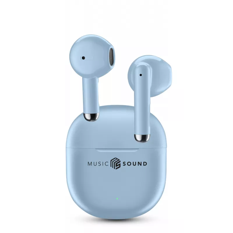 Music Sound Breeze Auscultadores in-ear em estilo de cápsula com estojo colorido