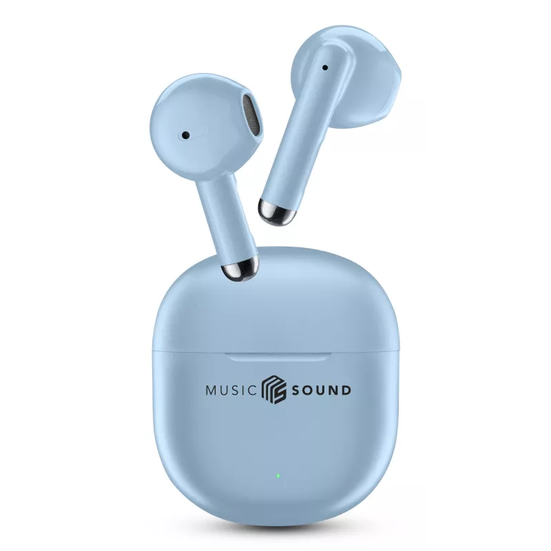 Music Sound Breeze Auscultadores in-ear em estilo de cápsula com estojo colorido