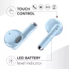 Music Sound Breeze Auscultadores in-ear em estilo de cápsula com estojo colorido