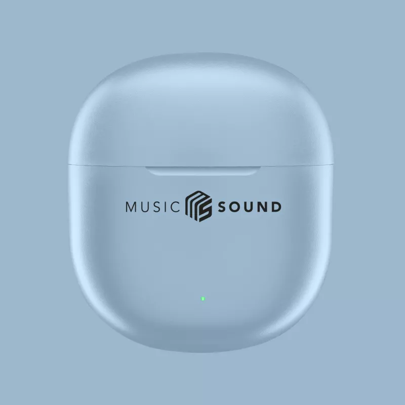 Music Sound Breeze Auscultadores in-ear em estilo de cápsula com estojo colorido