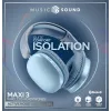 Music Sound MAXI3 MAXI3 Auscultadores over-ear sem fios com cancelamento ativo de ruído