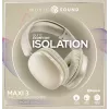 Music Sound MAXI3 MAXI3 Auscultadores over-ear sem fios com cancelamento ativo de ruído: experiência de audição imersiva e sem distrações, até 35 horas de autonomia. Design moderno, conforto, estilo e som potente e revolucionário.