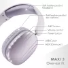 Music Sound MAXI3 MAXI3 Auscultadores over-ear sem fios com cancelamento ativo de ruído