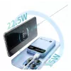 Techly I-CHARGE-10LCDBL Powerbank polímero de lítio (LiPo) 10000 mAh carregamento sem fios azul