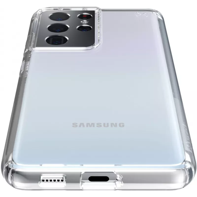 Speck Presidio Perfect Clear - Capa - Samsung - Galaxy S21 Ultra 5G - 17,3 cm (6,8 polegadas) - Transparente
