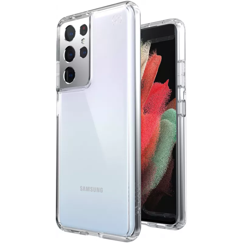 Speck Presidio Perfect Clear - Capa - Samsung - Galaxy S21 Ultra 5G - 17,3 cm (6,8 polegadas) - Transparente