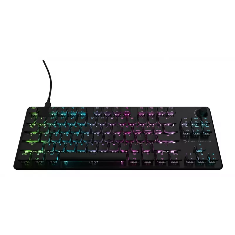 Turtle Beach Vulcan II TKL Teclado gaming USB QWERTY alemão preto