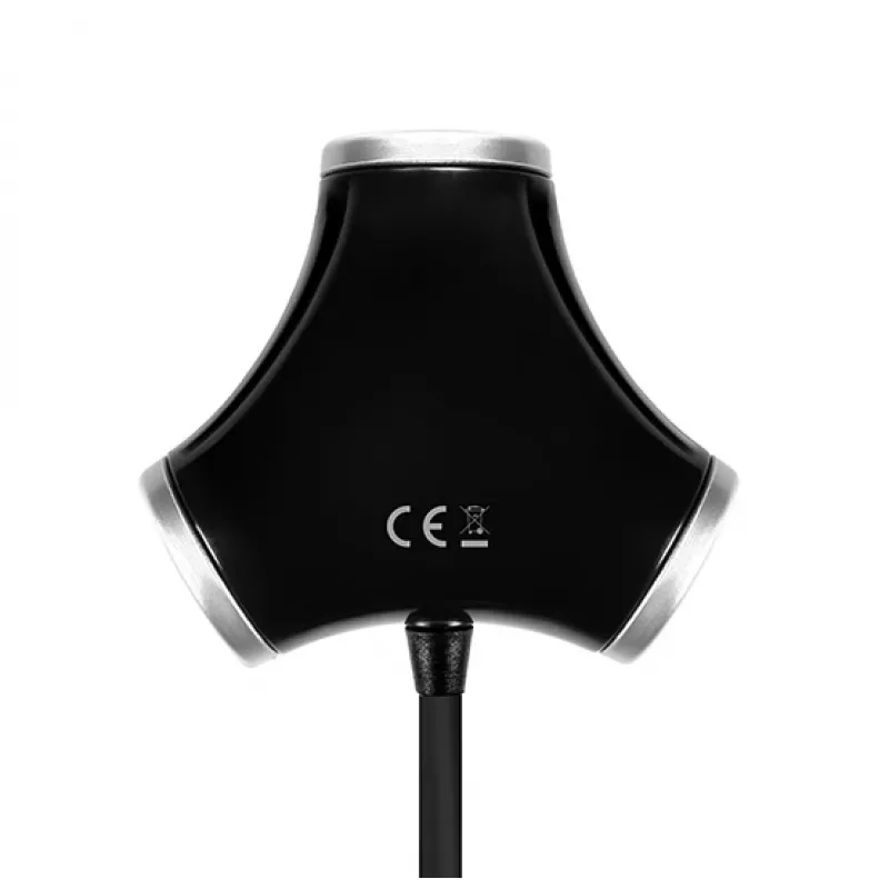 Hub de interfaces Axagon HUE-X3B USB 2.0 480 Mbit/s Preto