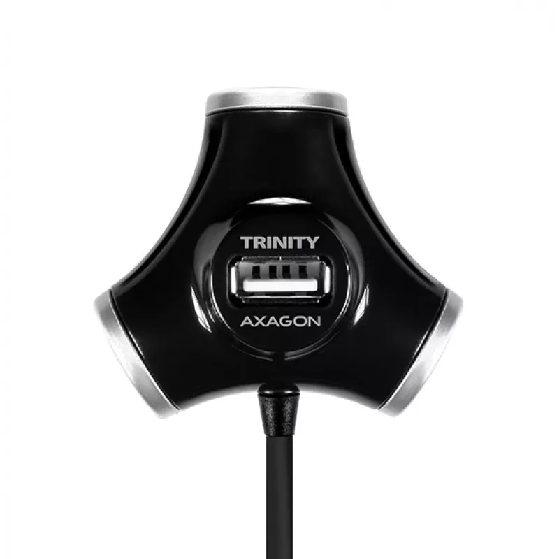 Hub de interfaces Axagon HUE-X3B USB 2.0 480 Mbit/s Preto