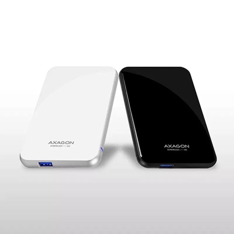 AXAGON EE25-S6B - Caixa para HDD / SSD - 2,5 polegadas - SATA - Serial ATA II - Serial ATA III - 5 Gbit/s - Conectividade USB - Preto
