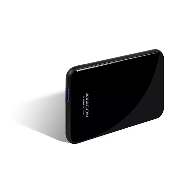 AXAGON EE25-S6B - Caixa para HDD / SSD - 2,5 polegadas - SATA - Serial ATA II - Serial ATA III - 5 Gbit/s - Conectividade USB - Preto