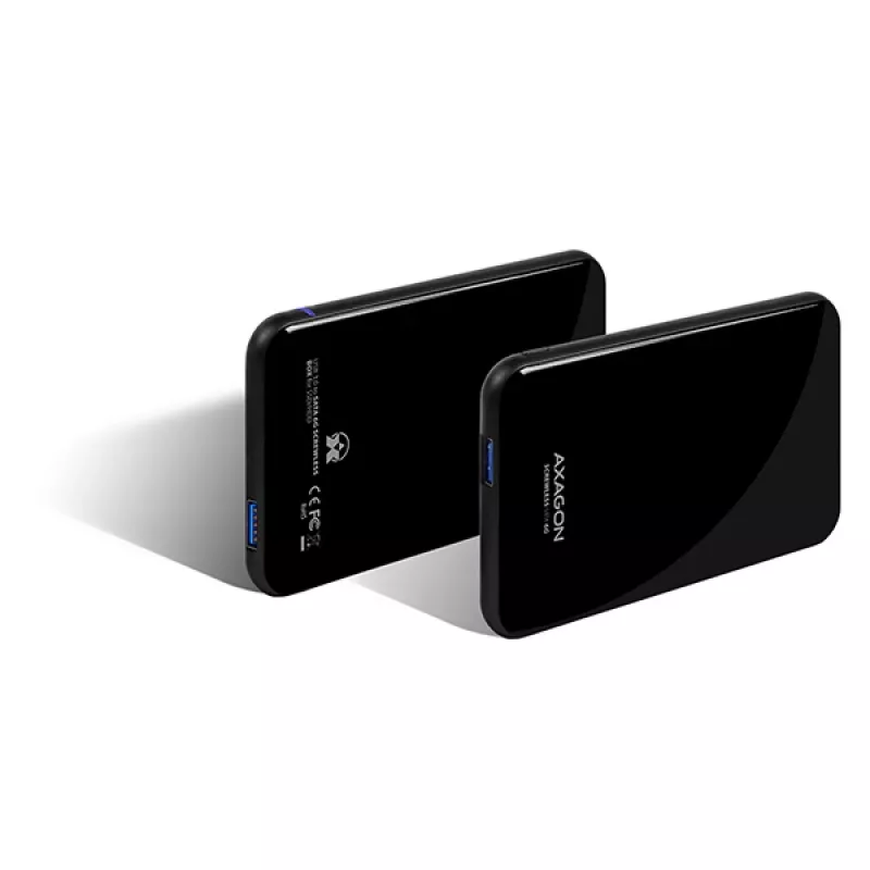 AXAGON EE25-S6B - Caixa para HDD / SSD - 2,5 polegadas - SATA - Serial ATA II - Serial ATA III - 5 Gbit/s - Conectividade USB - Preto