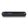 AXAGON EE25-S6B - Caixa para HDD / SSD - 2,5 polegadas - SATA - Serial ATA II - Serial ATA III - 5 Gbit/s - Conectividade USB - Preto