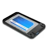 AXAGON EE25-S6B - Caixa para HDD / SSD - 2,5 polegadas - SATA - Serial ATA II - Serial ATA III - 5 Gbit/s - Conectividade USB - Preto