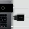 Carregador Axagon ACU-PQ22 para dispositivos móveis Telemóvel, power bank, smartphone, smartwatch, tablet, universal Preto AC carregamento rápido interior
