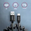Cabo USB Axagon BUMM-AM10TB USB 2.0 0,6 m Micro-USB B USB A 0,48 Gbit/s Preto