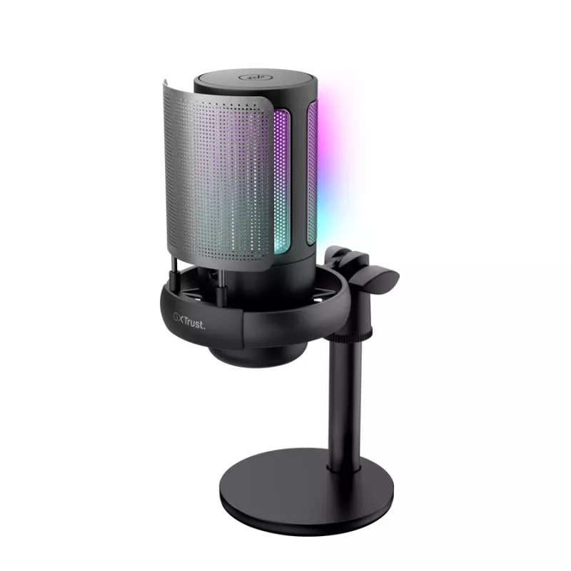 Microfone para podcast Trust GXT 238 Auron Preto