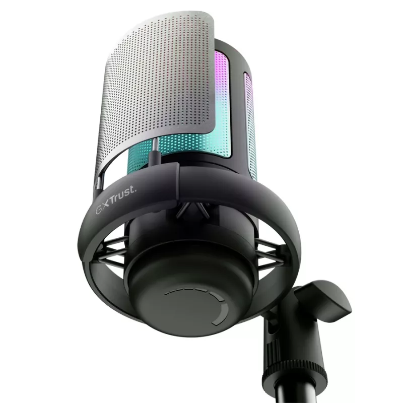 Microfone para podcast Trust GXT 238 Auron Preto
