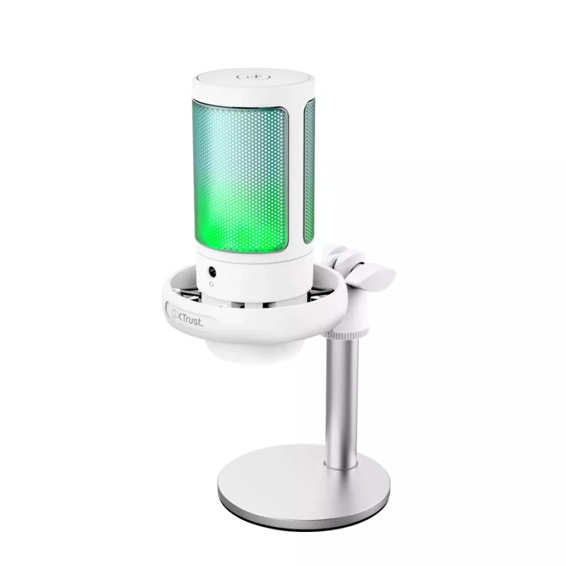 Microfone para podcast Trust GXT 238W Auron Cinzento, Branco