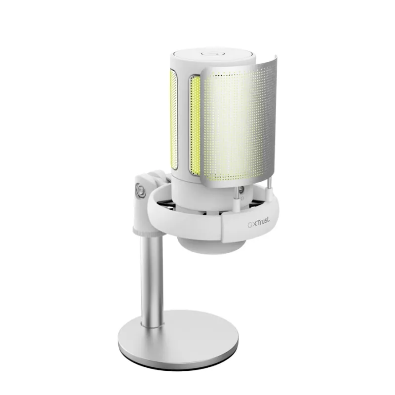 Microfone para podcast Trust GXT 238W Auron Cinzento, Branco