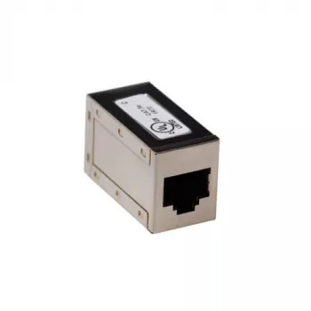Acoplador em linha ACT RJ-45 blindado CAT6, RJ-45, RJ-45, Prateado