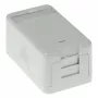 ACT Caixa de superfície keystone 1 porta, branco, 1 unid.