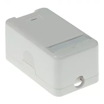ACT Caixa de superfície keystone 1 porta, branco, 1 unid.