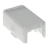 ACT Caixa de superfície keystone 1 porta, branco, 1 unid.