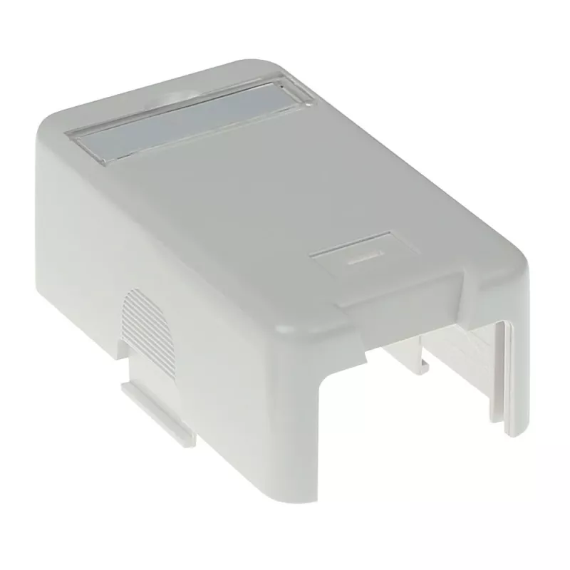 ACT Caixa de superfície keystone 1 porta, branco, 1 unid.