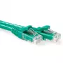 ACT Cabo de patch U/UTP CAT6A verde de 0,25 metros sem patilha com fichas RJ45