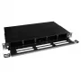 ACT Painel de fibra High Density para 5 cassetes MTP®-MPO, PG11, PG13, preto, metal