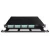 ACT Painel de fibra High Density para 5 cassetes MTP®-MPO, PG11, PG13, preto, metal
