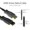 ACT Cabo ótico ativo HDMI Premium 4K de 40 metros v2.0 ficha HDMI-A - ficha HDMI-A