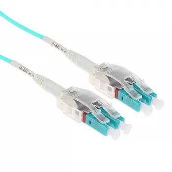 ACT Cabo de fibra ótica multimodo 50/125 OM3 polarity twist de 1 metro com fichas LC